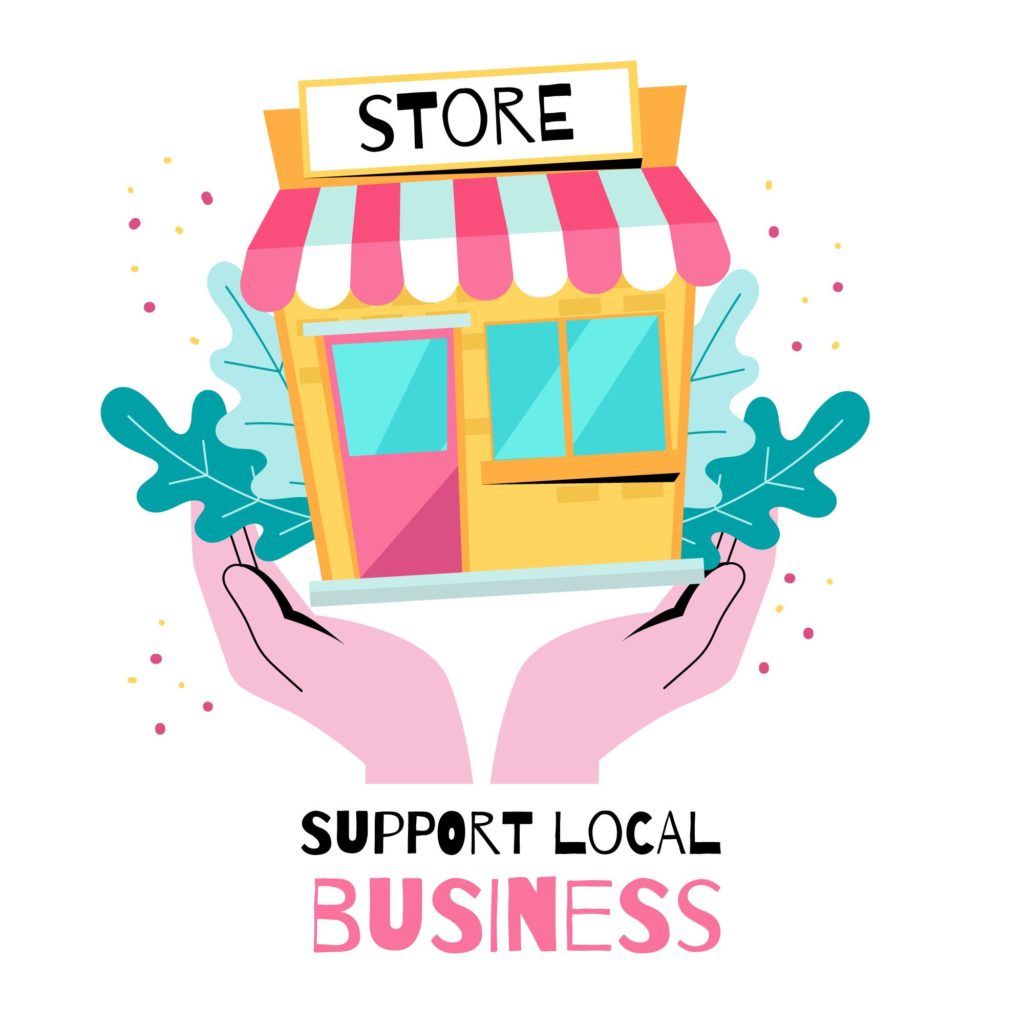 Support Local Business graphic